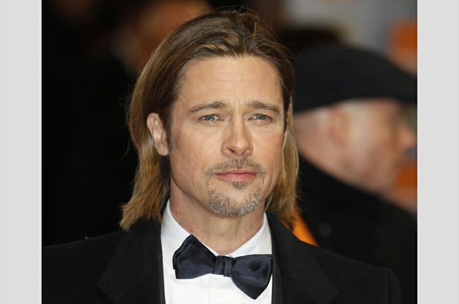 BAFTA: Το κόκκινο χαλί #10. Ο ηθοποιός Brad Pitt.