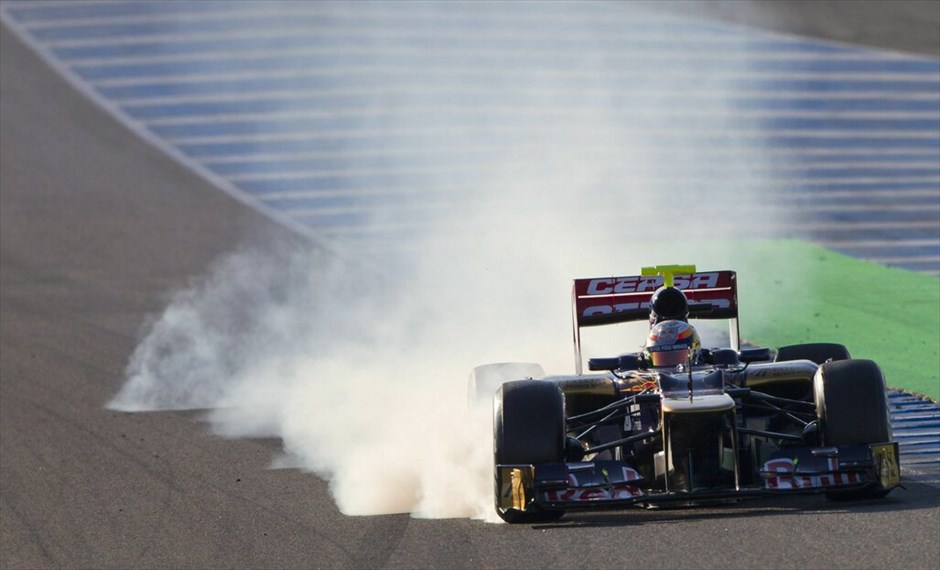 Formula 1: H τελευταία ημέρα δοκιμών στη Χερέθ #7. Ζαν-Ερίκ Βερνιέ (Toro Rosso-Ferrari).