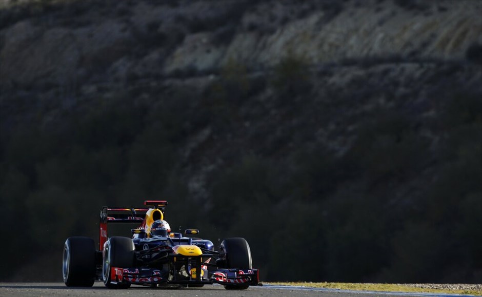 Formula 1: H τρίτη ημέρα δοκιμών στη Χερέθ #5. Σεμπάστιαν Φέτελ (Red Bull-Renault).