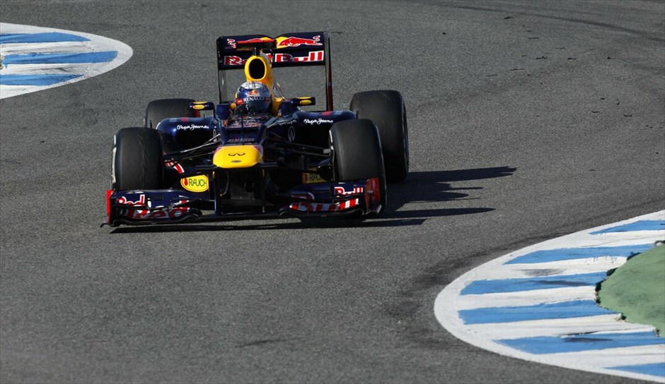 Formula 1: H τρίτη ημέρα δοκιμών στη Χερέθ #6. Σεμπάστιαν Φέτελ (Red Bull-Renault).
