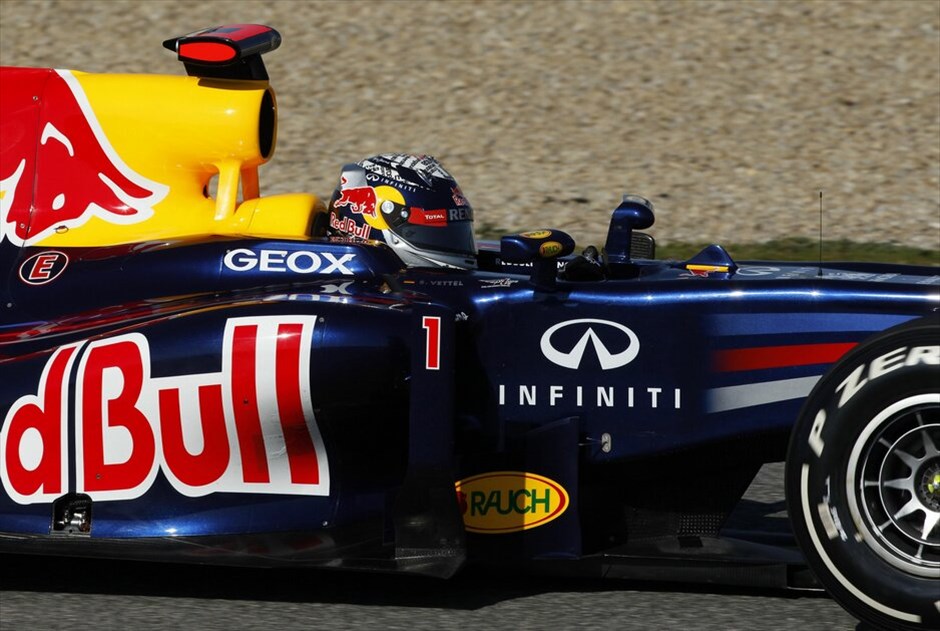 Formula 1: H τρίτη ημέρα δοκιμών στη Χερέθ #7. Σεμπάστιαν Φέτελ (Red Bull-Renault).