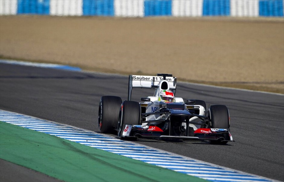 Formula 1: H τρίτη ημέρα δοκιμών στη Χερέθ #24. Σέρτζιο Πέρεθ (Sauber-Ferrari).