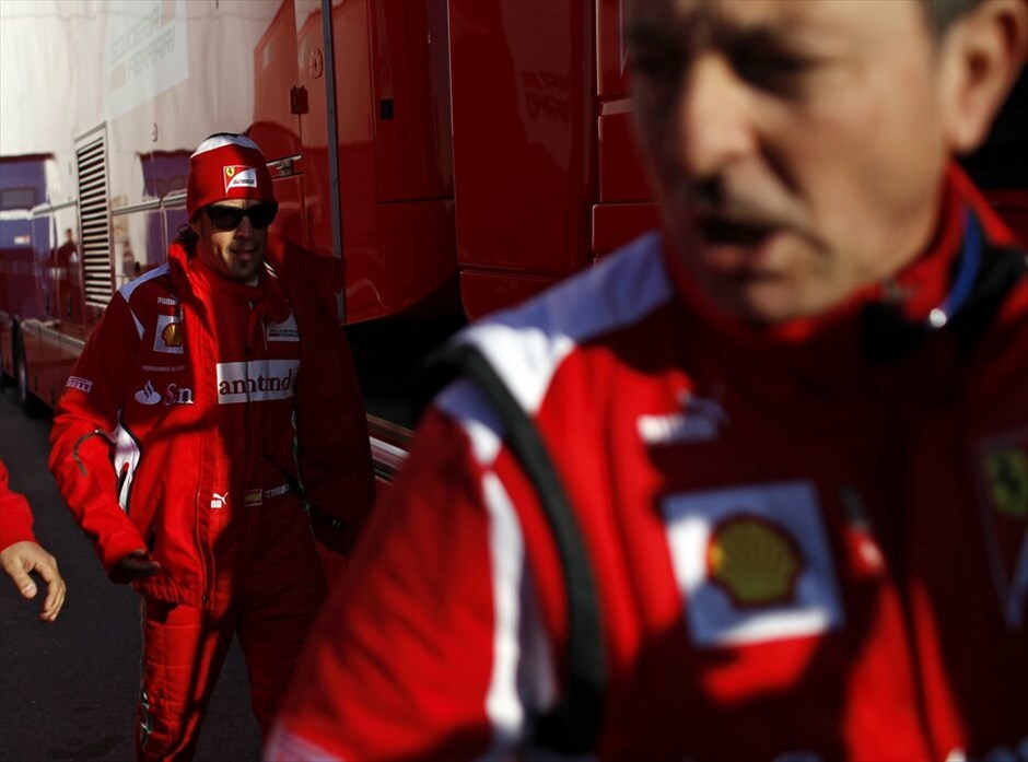 Formula 1: H τρίτη ημέρα δοκιμών στη Χερέθ #26. Φεράντο Αλόνσο (Ferrari).