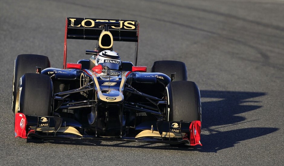 Formula 1: H πρώτη ημέρα δοκιμών στη Χερέθ #1. Κίμι Ραικόνεν (Lotus-Renault).
