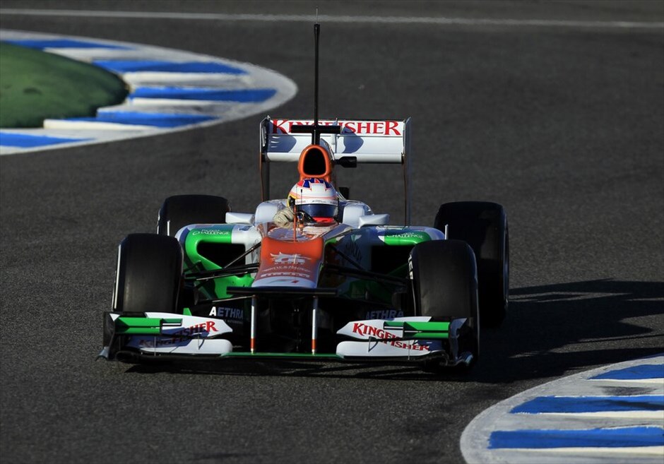 Formula 1: H πρώτη ημέρα δοκιμών στη Χερέθ #14. Πολ ντι Ρέστα (Sahara Force India-Mercedes).