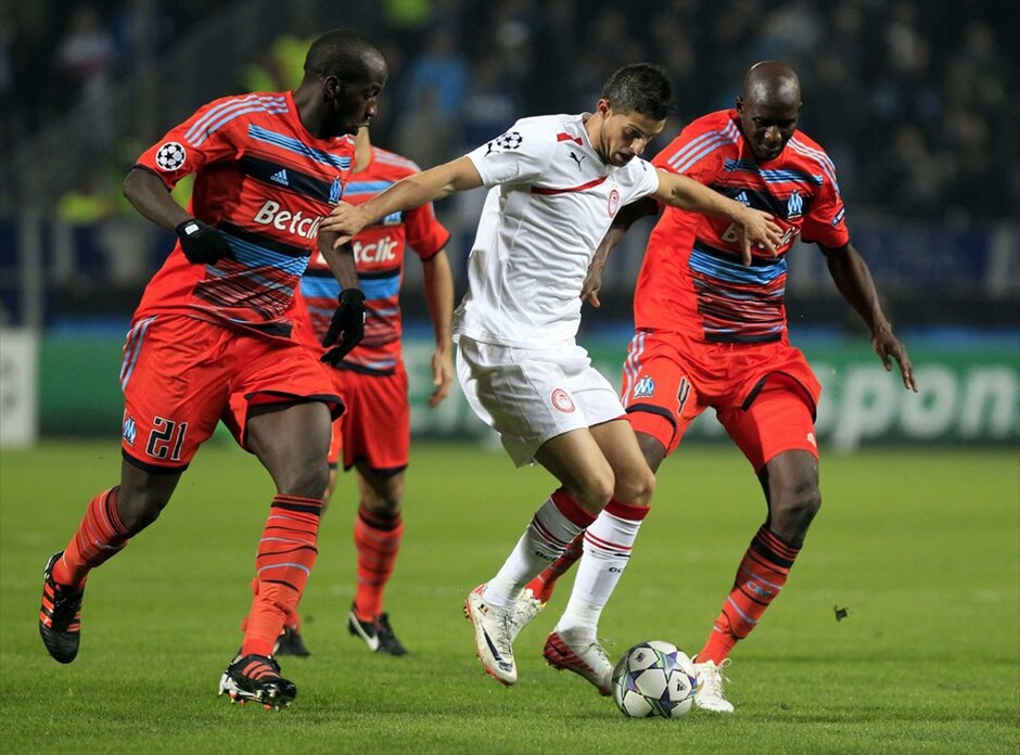 Champions League: Στιγμές από τον αγώνα Μαρσέιγ - Ολυμπιακού #12. 