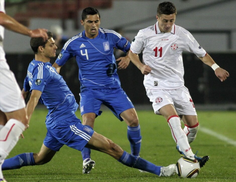 Προκριματικά Euro 2012: Στιγμές από τον αγώνα Γεωργίας - Ελλάδας #7. Με την φωτιά έπαιξε η Εθνική στην Τιφλίδα, αλλά δεν «κάηκε», καθώς πήρε τη νίκη με 2-1 επί της Γεωργίας και μαζί το εισιτήριο για τα τελικά του Euro 2012.