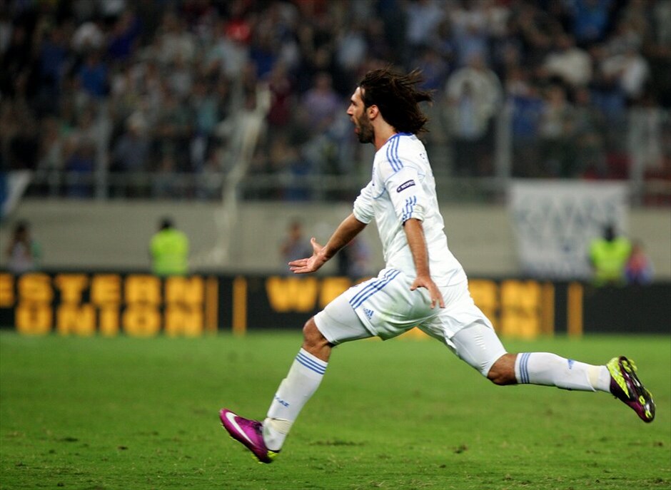 Προκριματικά Euro 2012: Στιγμές από τον αγώνα Ελλάδα - Κροατίας #7. EPA/ANA-MPA/SIMELA PANTZARTZI