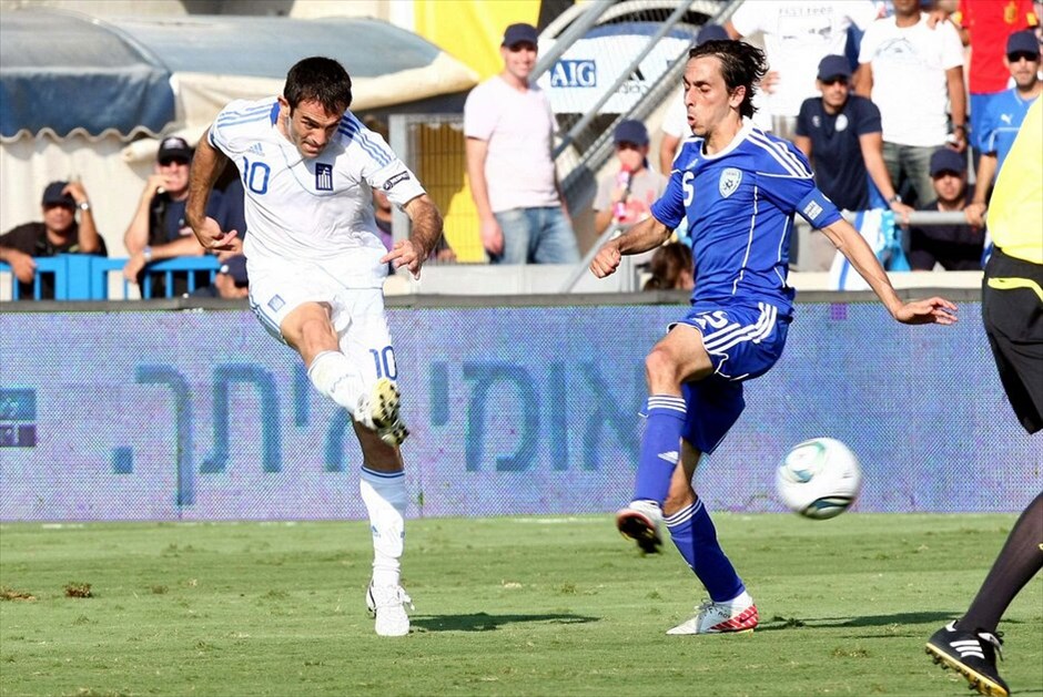 Στιγμές από τον αγώνα Ισραήλ - Ελλάδας #6. EUROKINISSI/INTIME SPORTS/ΝΙΚΟΣ ΜΑΚΡΗΣ
