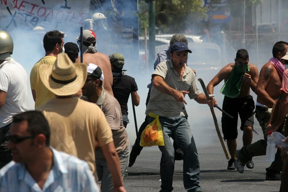 Κρήτη: Επεισόδια αστυνομικών - ιδιοκτητών ταξί στο Ηράκλειο #3. ΑΠΕ-ΜΠΕ/ΣΤΕΦΑΝΟΣ ΡΑΠΑΝΗΣ