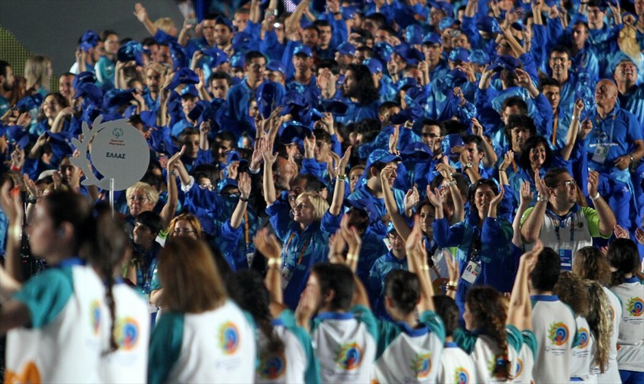 Στιγμές από την τελετή έναρξης των Special Olympics 2011 #26. 