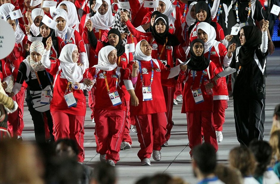 Στιγμές από την τελετή έναρξης των Special Olympics 2011 #27. 