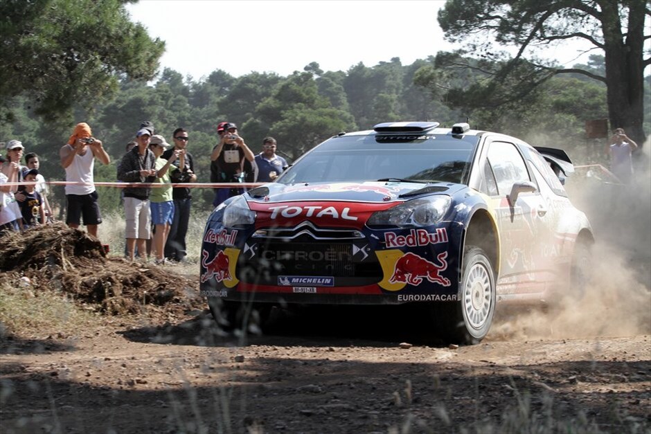 Στιγμές από το Ράλι Ακρόπολις 2011 #6. Sebastien Ogier - Julien Ingrassia (Citroen DS3 WRC).