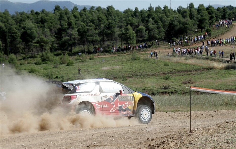 Στιγμές από το Ράλι Ακρόπολις 2011 #11. Sebastien Loeb - Daniel Elena (Citroen DS 3 WRC).