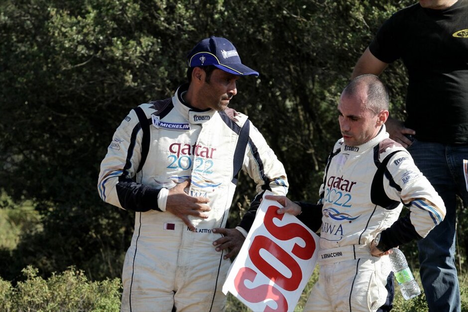 Στιγμές από το Ράλι Ακρόπολις 2011 #13. Nasser Al-Attiyah - Giovanni Bernacchini (Ford Fiesta S2000).