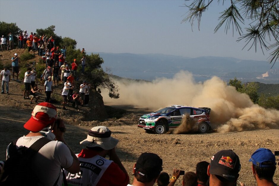 Στιγμές από το Ράλι Ακρόπολις 2011 #14. Mikko Hirvonen - Jarmo Lehtinen (Ford Fiesta RS WRC).