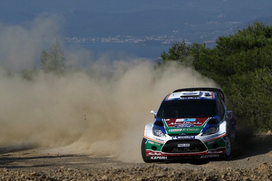 Στιγμές από το Ράλι Ακρόπολις 2011 #17. Jari-Matti Latavla - Miikka Anttila (Ford Fiesta RS WRC).