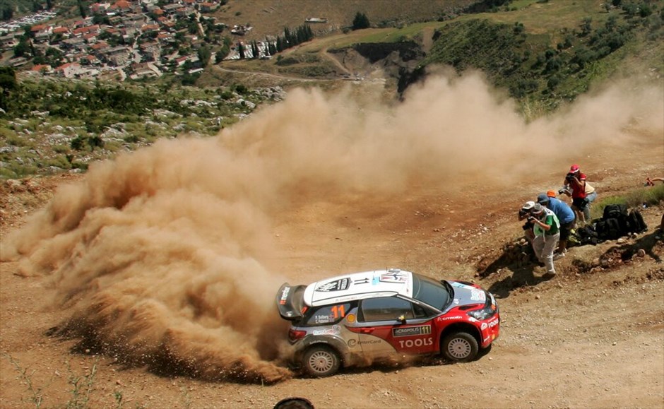 Στιγμές από το Ράλι Ακρόπολις 2011 #26. Petter Solberg – Chris Patterson (Citroen DS 3 WRC).
