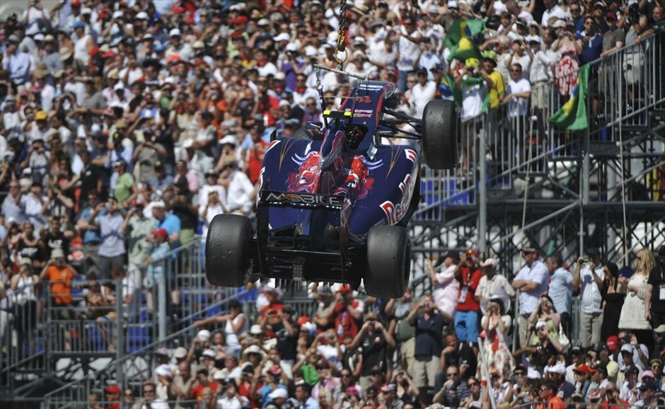 F1: Στιγμές από το GP του Μονακό #21. Ατύχημα για τον Χάιμε Αλγκουερσουάρι.