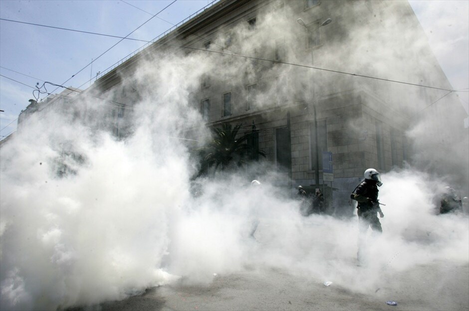 Επεισόδια κατά την πορεία στο κέντρο της Αθήνας #18. 