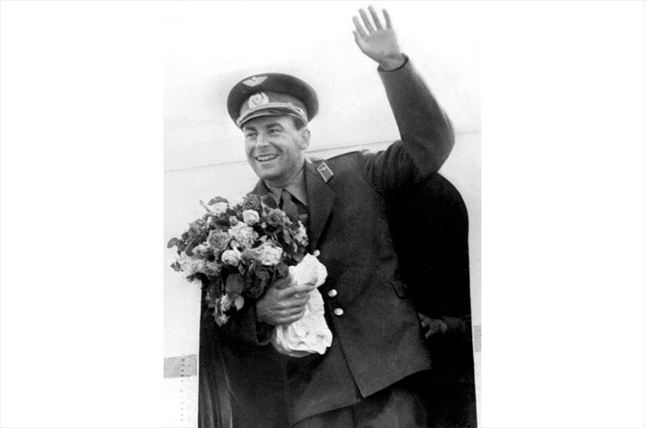 Γιούρι Γκαγκάριν: 50 χρόνια από το πρώτο ταξίδι στο διάστημα #9. Ο Γκέρμαν Τίτωφ πέταξε τελικά στο διάστημα, όντας ο δεύτερος πιλότος μετά τον Γκαγκάριν, τον Αύγουστο του 1961 με το Vostok 2. EPA