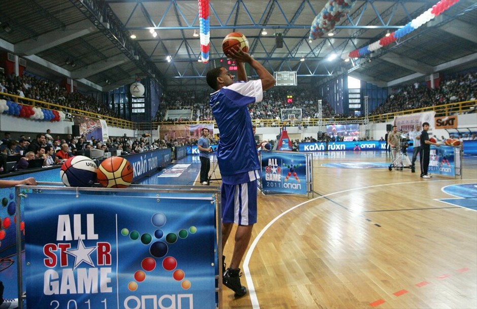 Μπάσκετ: 19ο All Star Game #8. Νικητής στον διαγωνισμό τριπόντων ήταν ο Ντρου Νίκολας του Παναθηναϊκού με 16 εύστοχα σουτ στα προκριματικά και 17 στον τελικό.