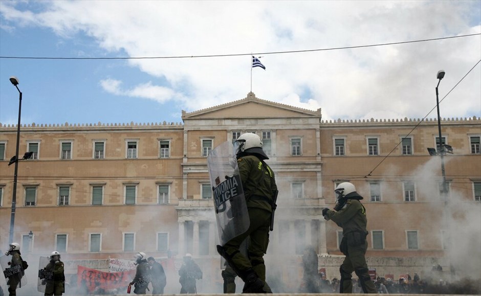 Επεισόδια στην πορεία #1. EUROKINISSI/