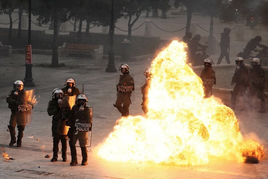 Επεισόδια στην πορεία #28. EUROKINISSI/