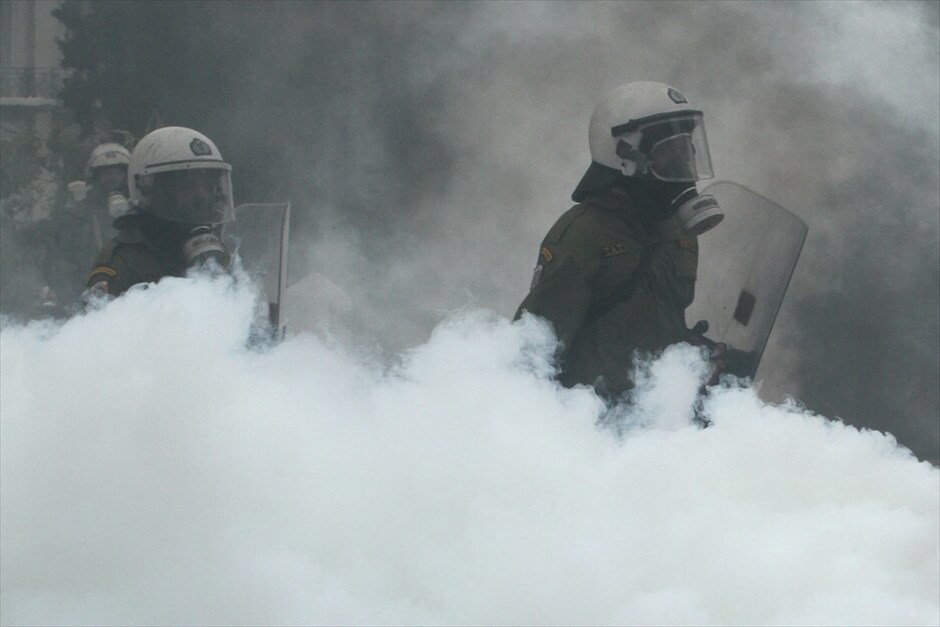 Επεισόδια στην πορεία #34. EUROKINISSI/