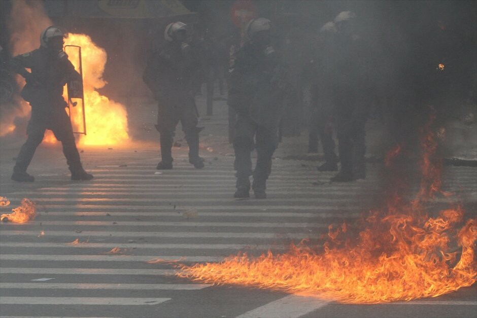 Επεισόδια στην πορεία #36. EUROKINISSI/