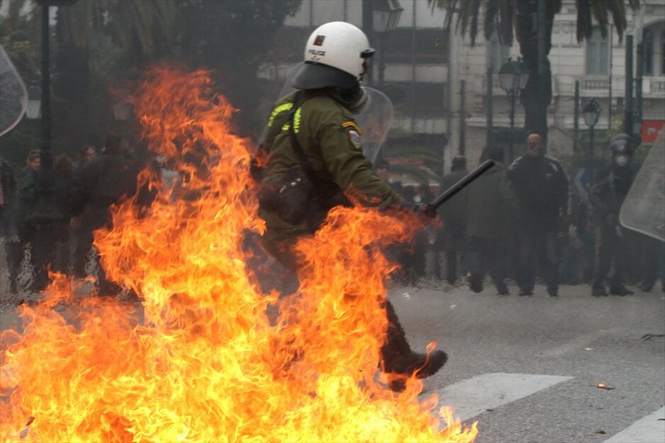 Επεισόδια στην πορεία #37. EUROKINISSI/