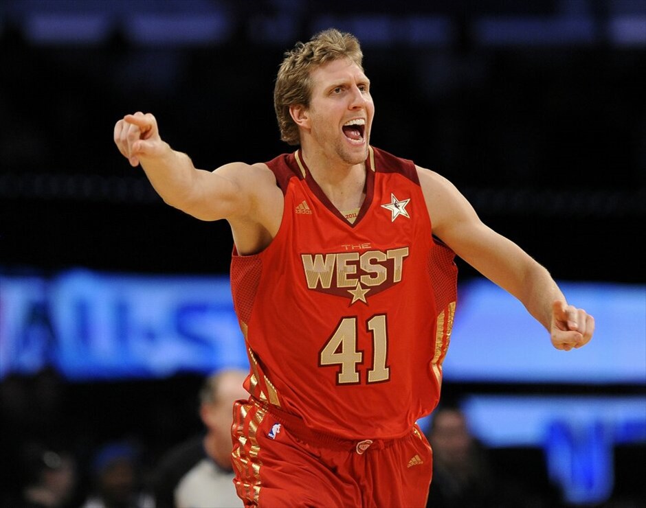 NBA: 60ό All Star Game #9. Ο Ντιρκ Νοβίτσκι των Ντάλας Μάβερικς έδωσε το «παρών» για την Δύση σημειώνοντας έξι πόντους.