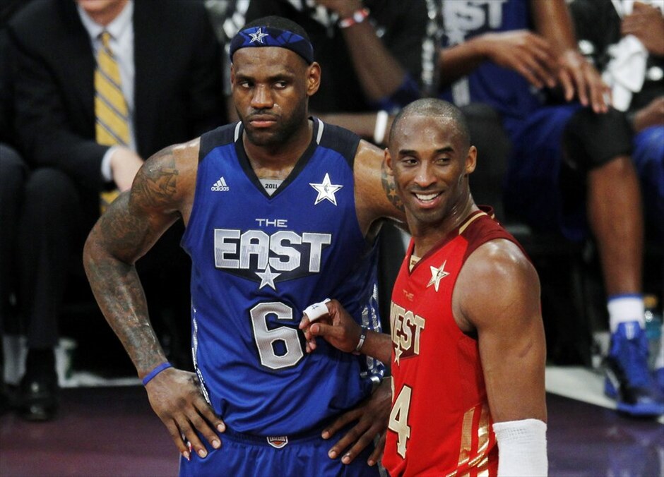 NBA: 60ό All Star Game #24. Χαμόγελα για τον «Κόμπι», «μούτρα» για τον ΛεΜπρόν Τζέιμς.