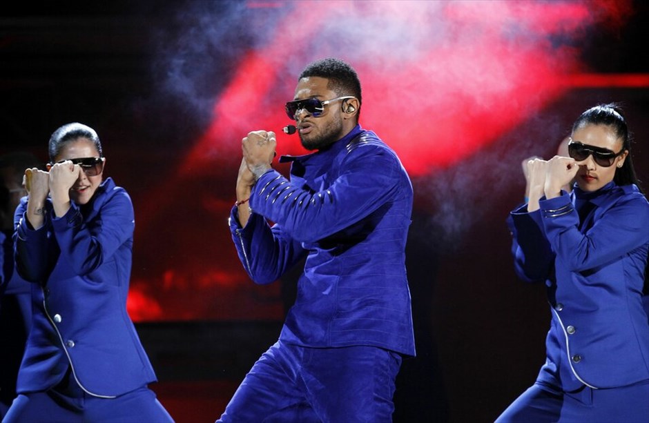 53η τελετή των βραβείων Grammy #36. Ο Usher τραγούδησε το επιτυχημένο «OMG».