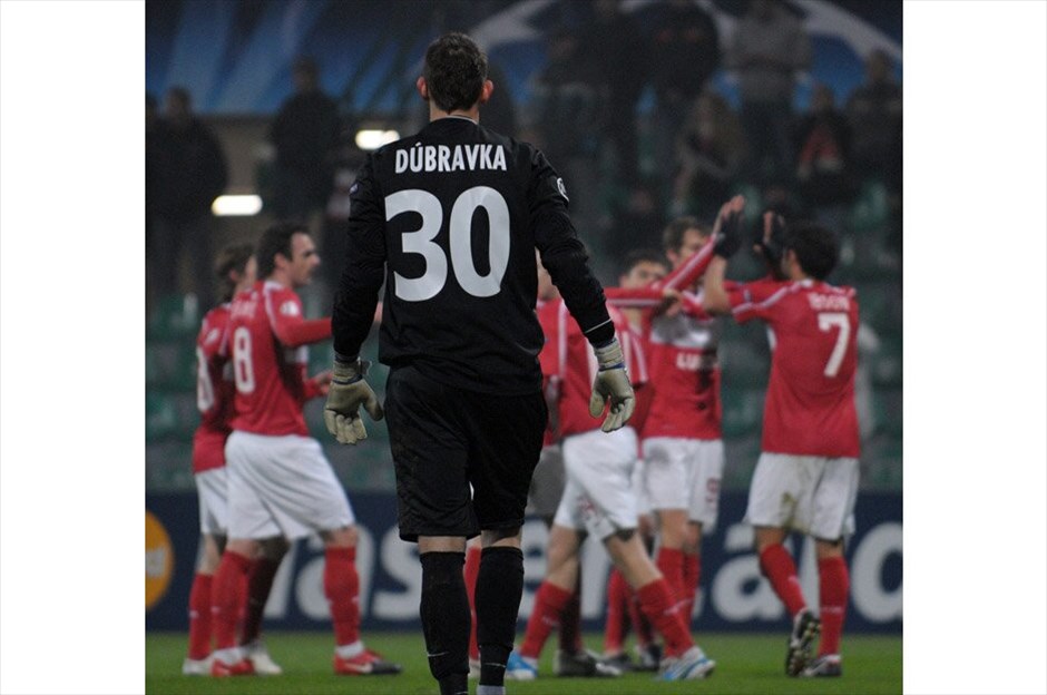 Champions League: Οι λεπτομέρειες της φάσης των ομίλων #56. ΣΤ’ Ομιλος: Η Ζίλινα ολοκλήρωσε την παρουσία της στο Τσάμπιονς Λιγκ χωρίς βαθμούς, έχοντας έξι ήττες. EPA/PETER HUDEC