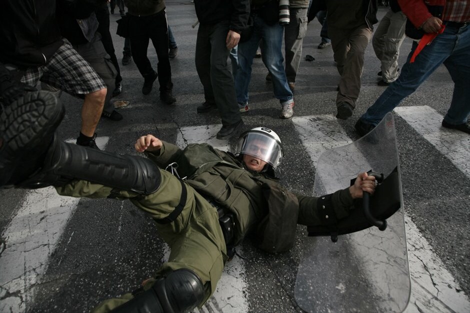 Επεισόδια στο κέντρο της Αθήνας #26. EUROKINISSI/