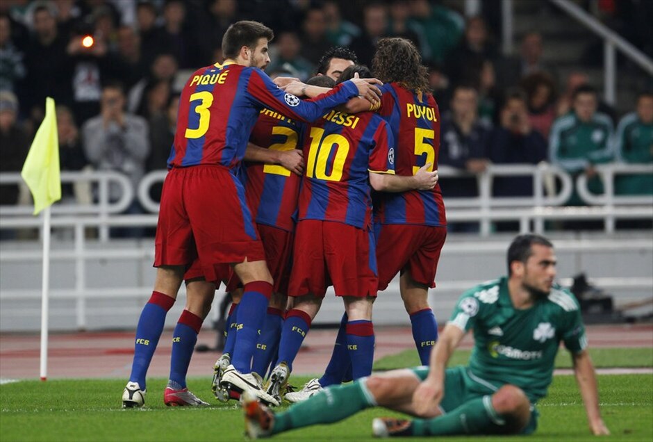 Champions League: Η πέμπτη αγωνιστική #21. Δ΄Ομιλος: Ο Παναθηναϊκός δεν μπόρεσε να ανακόψει το «τρένο» που λέγεται Μπαρτσελόνα και υποχρεώθηκε σε εντός έδρας ήττα (3-0) από την Ισπανική ομάδα.