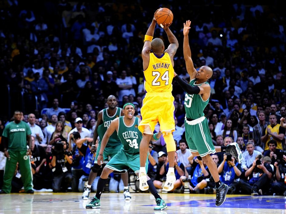 NBA: Πρωταθλητές οι Λέικερς #14. Mπορεί ο Κόμπε Μπράιντ ήταν από τους πρωταγωνιστές της φετινής χρονιάς για τους Λέικερς αλλά μέχρι και την τρίτη περίοδο του αγώνα ήταν ο κακός του εαυτός.