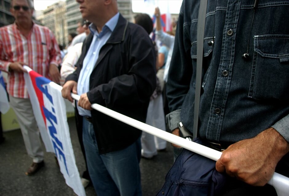 Πορείες ΓΣΕΕ, ΑΔΕΔΥ και ΠΑΜΕ στο κέντρο της Αθήνας #23. 