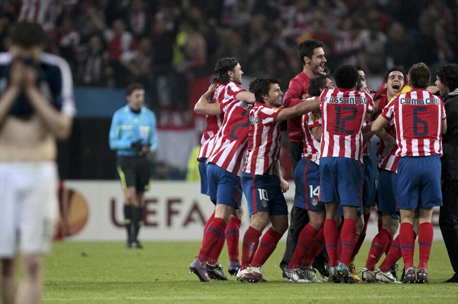 Ο τελικός του Europa League #20. Το πανηγύρι έχει ξεκινήσει για τους παίκτες της ισπανικής ομάδας. | Φωτογραφίες: