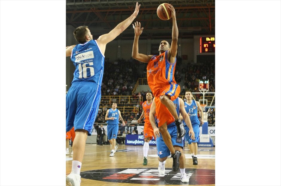 18o All Star Game #3. Οι Greek Stars με τους 147 πόντους σημείωσαν ρεκόρ, το οποίο κρατούσε η ομάδα των Αμερικανών από το 1991 (με 133). ΑΠΕ-ΜΠΕ/ΣΤΕΦΑΝΟΣ ΡΑΠΑΝΗΣ