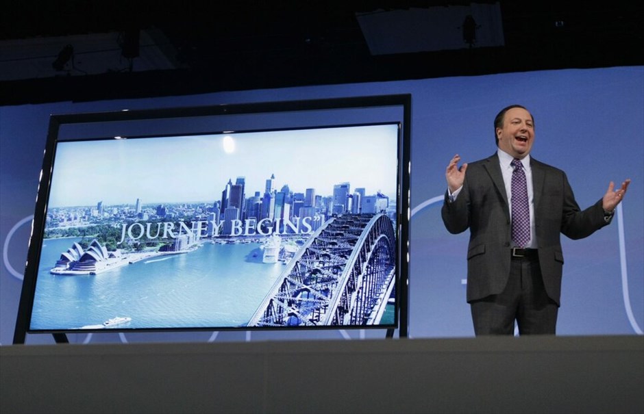 Η έκθεση CES 2013 #6. Η Samsung παρουσίασε στο Λας Βέγκας τη νέα Ultra High Definition τηλεόραση 85 ιντσών.