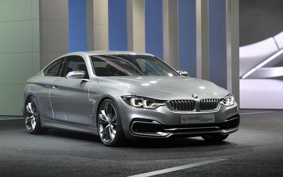 Detroit 2013 - BMW 4 concpet coupe #1. Παγκόσμια πρεμιέρα για την BMW 4 concept coupe που αποτελεί προπομπό της σειράς 3 coupe, η οποία όμως αλλάζει όνομα και γίνεται 4 coupe.