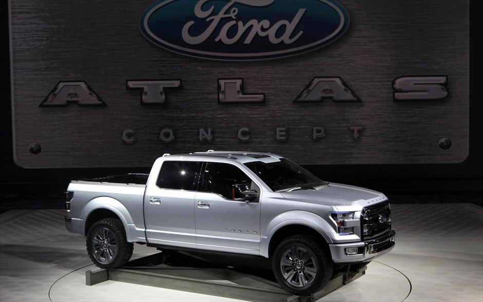 Detroit 2013 - Ford Atlas concept. Μια γεύση από το πως θα είναι το επόμενο F-150 έδωσε η Ford με την παρουσίαση του πρωτότυπου Atlas.
