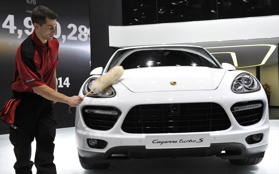 Detroit 2013  - Cayenne Turbo S . H εντυπωσιακή Porsche Cayenne Turbo S.