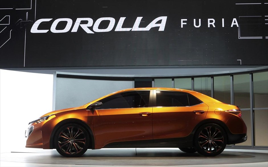 Detroit 2013 - Toyota Corolla Furia concept. Toyota Corolla Furia concept, ένα πρωτότυπο που παρουσιάζει τις σκέψεις της ιαπωνικής εταιρείας για την επόμενη γενιά Corolla.