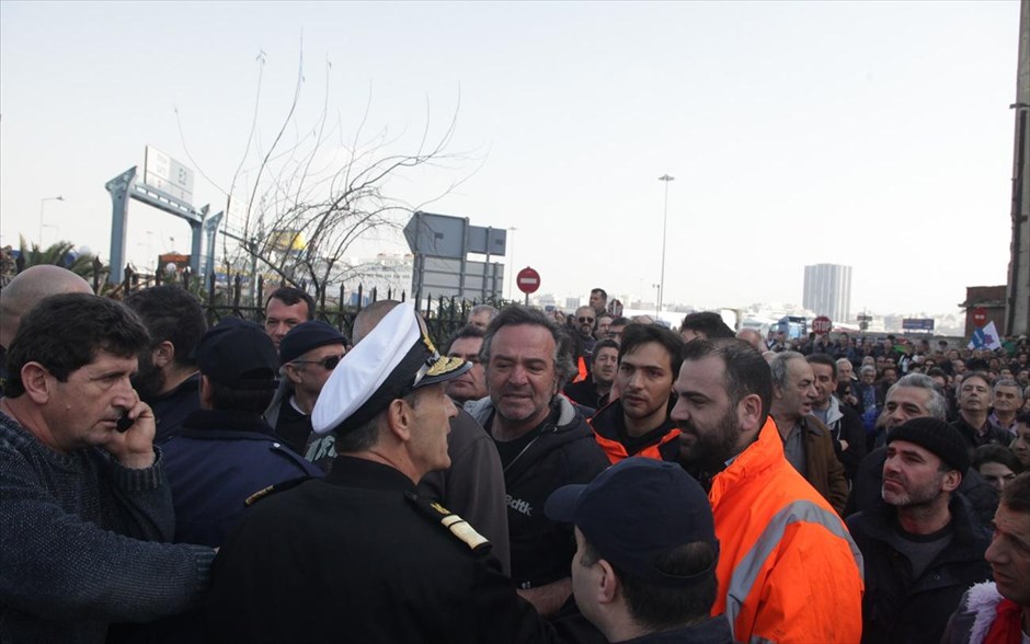 Πορεία ναυτεργατών στο λιμάνι του Πειραιά #13. 
