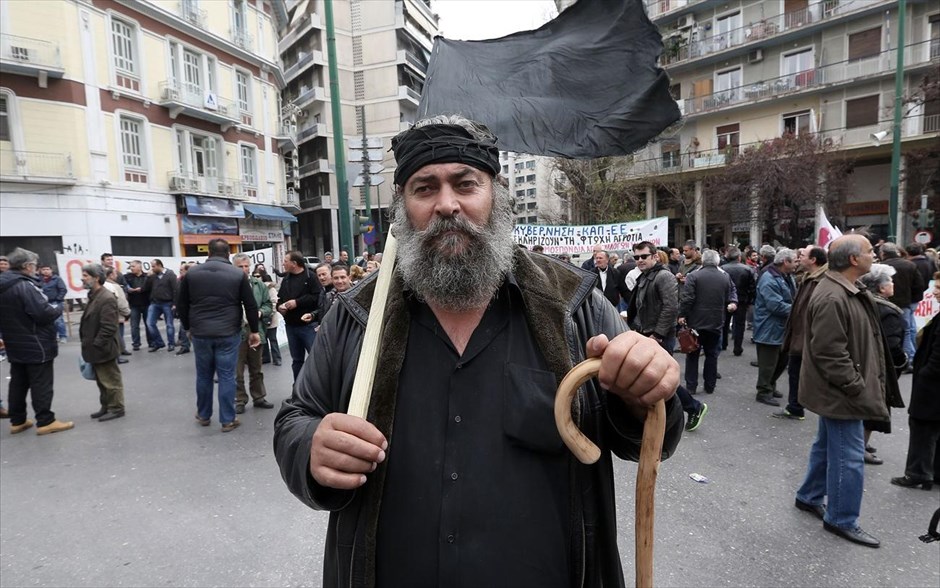 Παναγροτικό συλλαλητήριο στην Αθήνα. 