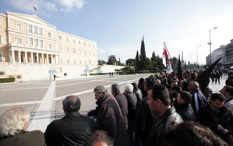 Παναγροτικό συλλαλητήριο στην Αθήνα. 