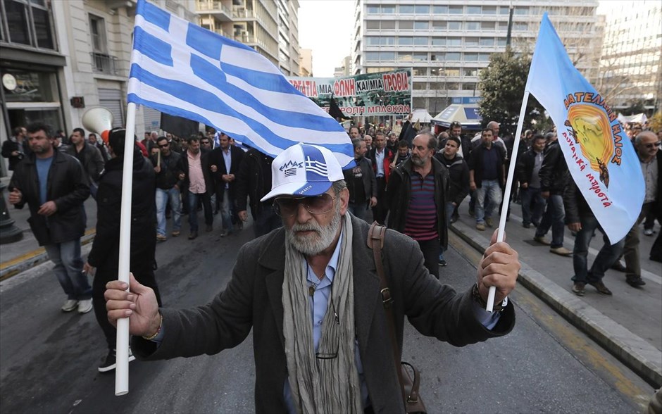 Παναγροτικό συλλαλητήριο στην Αθήνα. 
